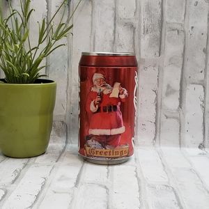 Vtg. Coca Cola 2002 Santa Clause Tin